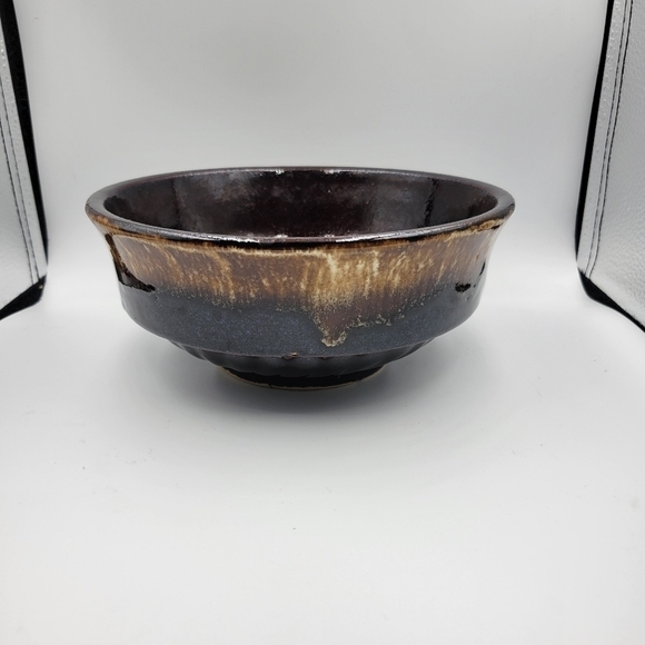 Studio Pottery Brown Glaze Made in the USA Dough Bowl - Picture 1 of 6